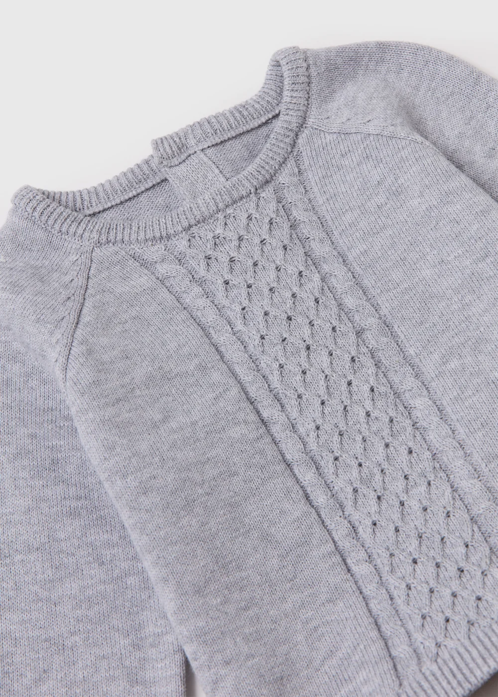 Baby 2 Pack Grey Knitted Set (Tiny Baby-12mths) - 0-3 months Image 2