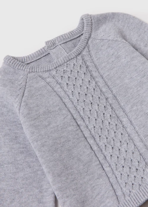 Baby 2 Pack Grey Knitted Set (Tiny Baby-12mths) - 0-3 months Image 2