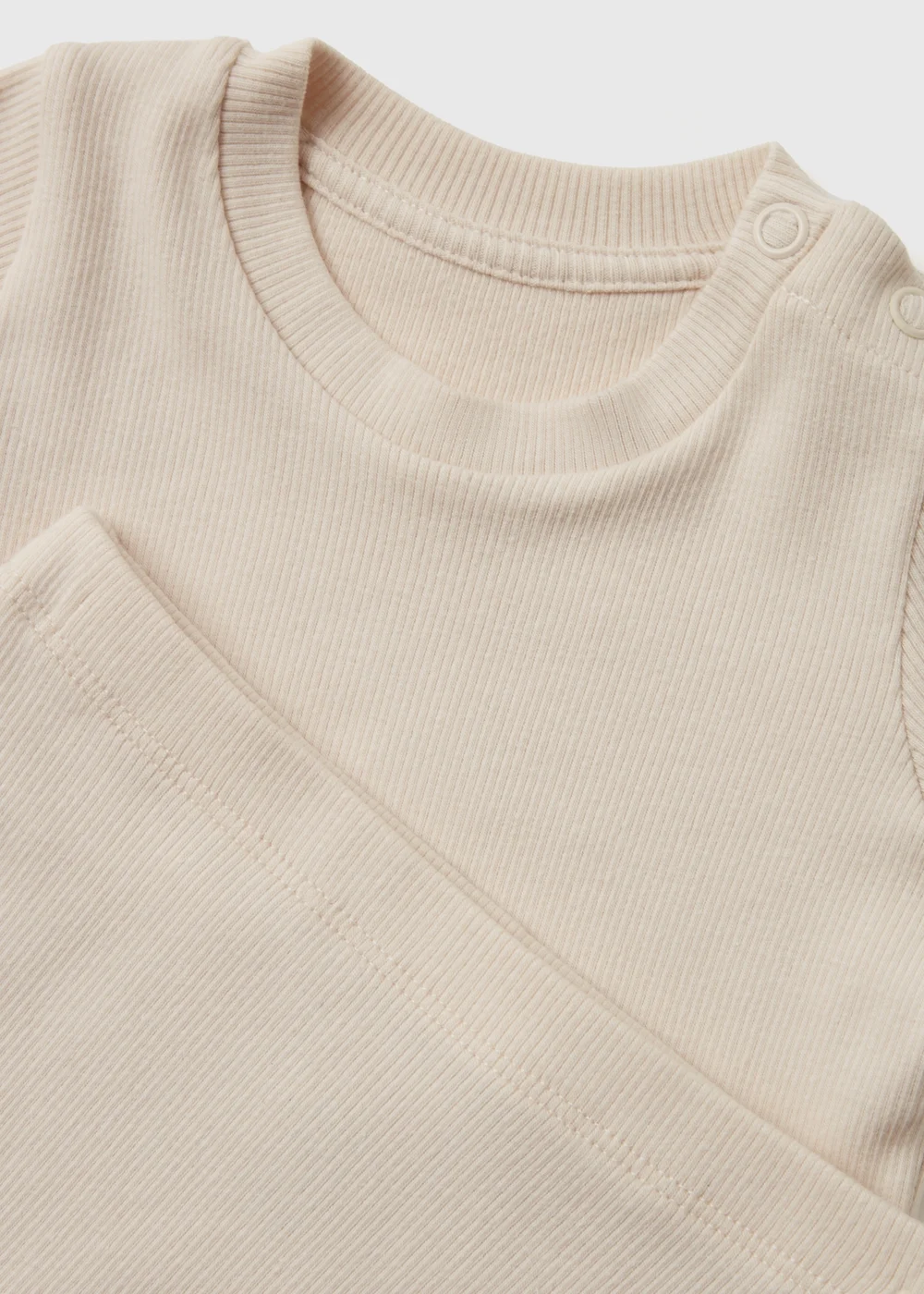 Baby Stone Rib Long Sleeve Set (Newborn-23mths) - 0-3 months Image 2