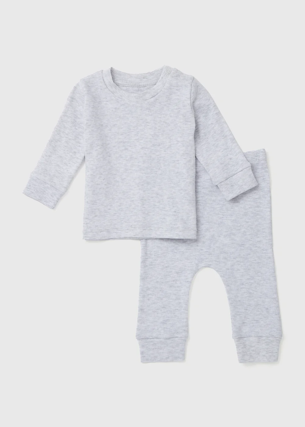 Baby Grey Top and Joggers Set (Newborn-23mths) - 0-3 months Image 1