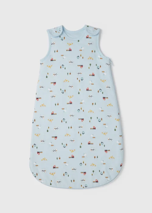 Blue Farm Sleeping Bag 2.5 Tog (Newborn-18mths) - Age 0 - 6 Months Image 1