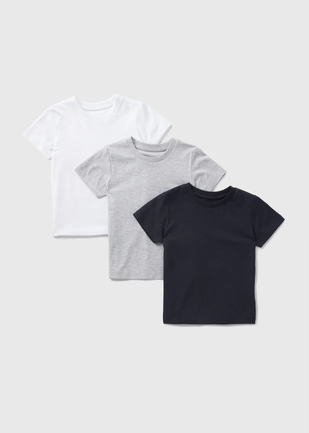 3 Pack Boys Multicolour Core T-Shirts (1-7yrs) - 1-1.5 Yrs Image 1