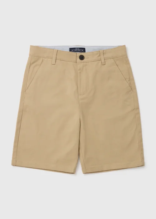 Boys Stone Chino Shorts (7-13yrs) - 8 Yrs Image 1