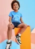 Boys Blue T Rex T-Shirt (1-7yrs) - 1-1.5 Yrs Image 4