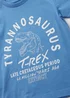 Boys Blue T Rex T-Shirt (1-7yrs) - 1-1.5 Yrs Image 2