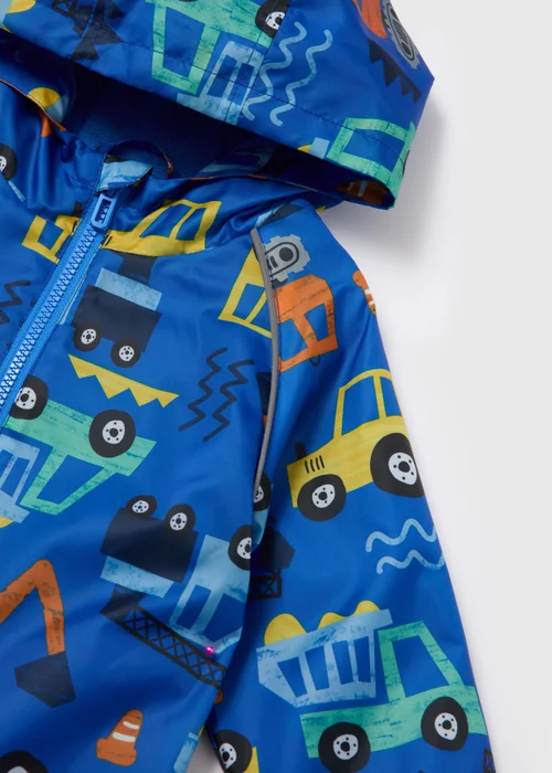 Boys Blue Digger Raincoat (1-7yrs) - 1-1.5 Yrs Image 2
