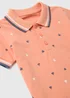 Boys Coral Embroidered Polo Shirt (1-7yrs) - 1 to 1 half years Image 2