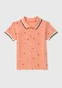 Boys Coral Embroidered Polo Shirt (1-7yrs) - 1 to 1 half years Image 1