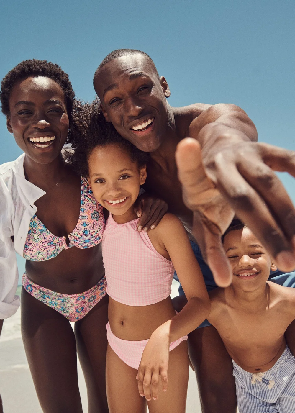 Boys Blue & White Stripe Seersucker Shorts (1-7yrs) - 1 to 1 half years Image 3