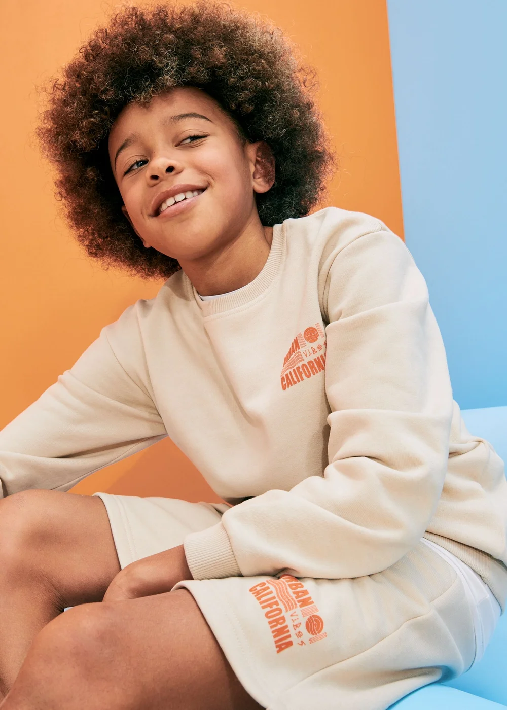 Boys Stone California Sweatshirt & Shorts Set (7-12yrs) - Age 7 Years Image 3