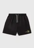Boys Black Swim Shorts (6-13yrs) - Age 6 - 7 Years Image 1