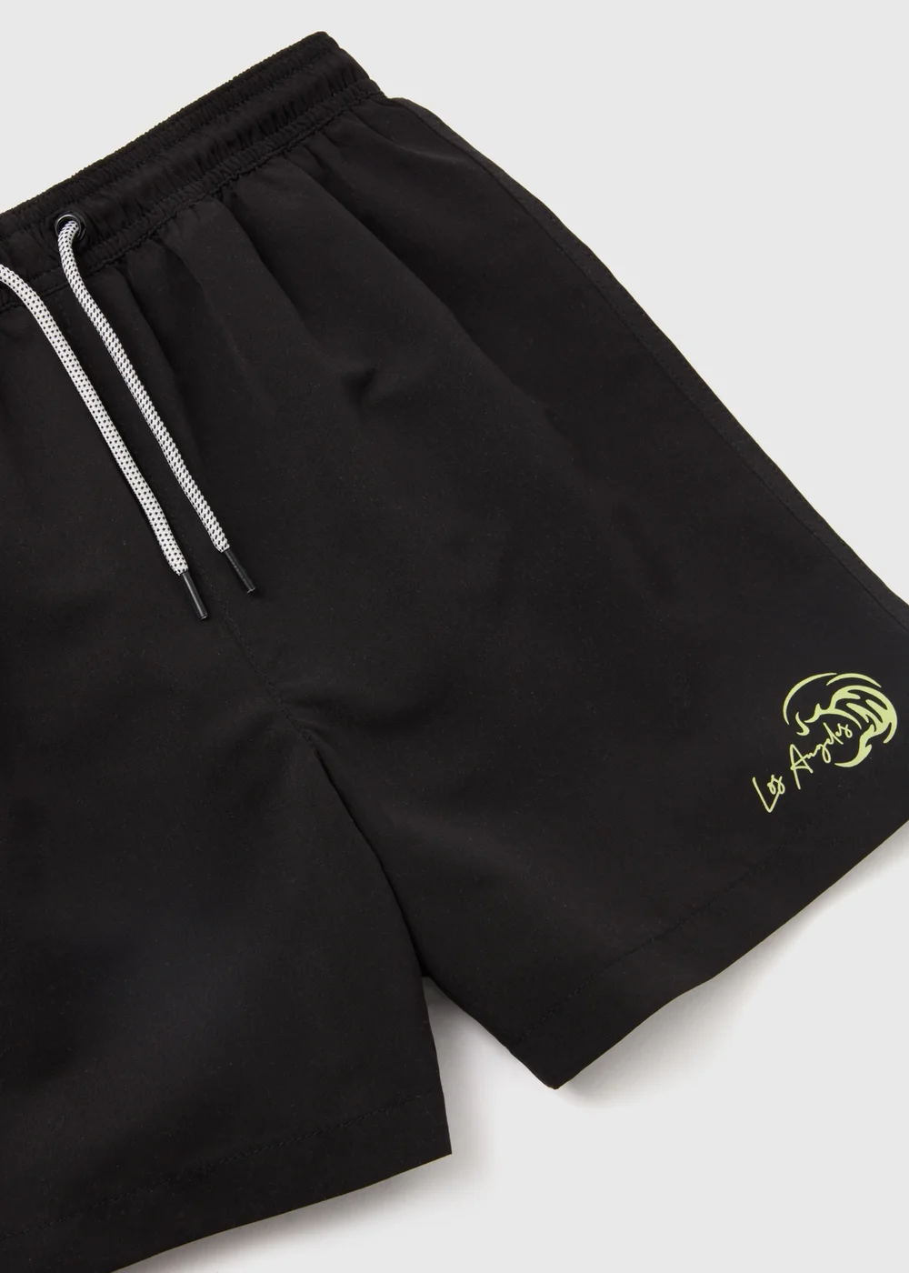 Boys Black Swim Shorts (6-13yrs) - Age 6 - 7 Years Image 2