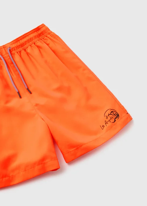 Boys Orange Swim Shorts (6-13yrs) - Age 6 - 7 Years Image 2