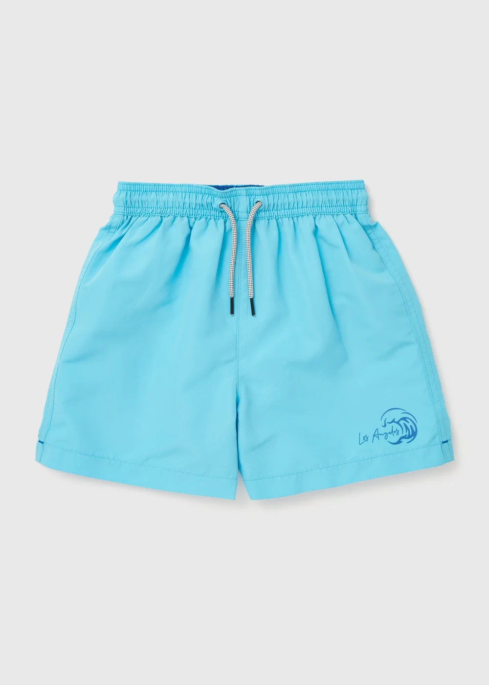 Boys Cyan Swim Shorts (6-13yrs) - Age 6 - 7 Years Image 1