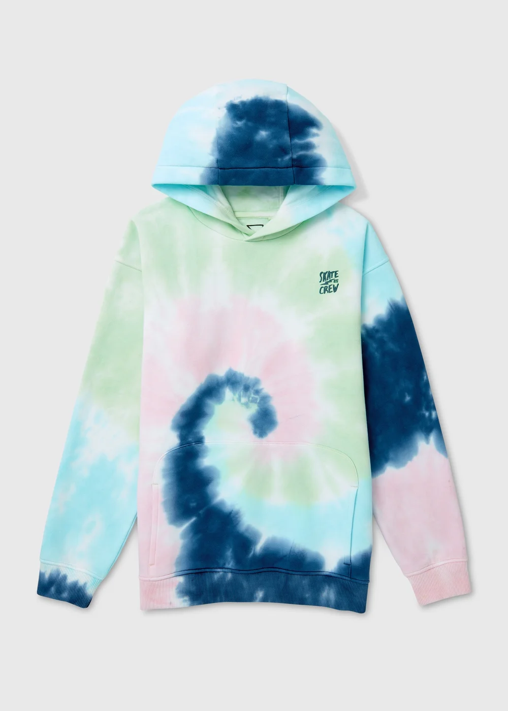 Boys Multicolour Tie Dye Hoodie (7-13yrs) - 7 Yrs Image 1