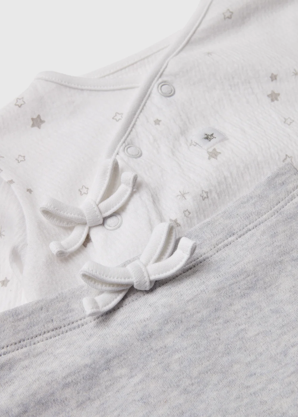Baby 4 Piece Grey Star Gift Set (Tiny Baby-12mths) - 0-3 months Image 2