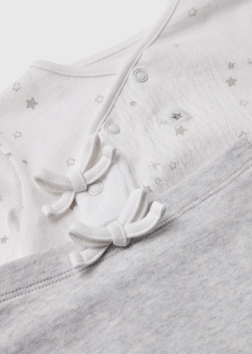 Baby 4 Piece Grey Star Gift Set (Tiny Baby-12mths) - 0-3 months Image 2