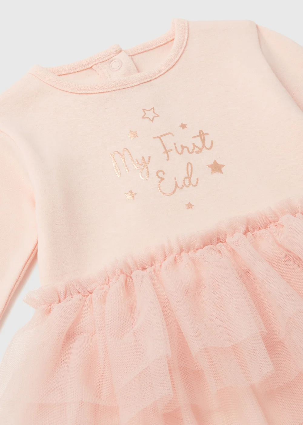 Girls Pink Eid Bodysuit (Tiny Baby-12mths) - Tiny Baby Image 2