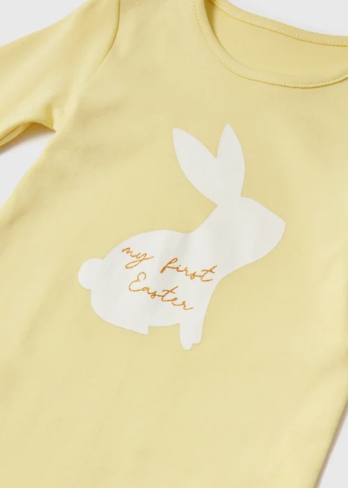 Baby Yellow My First Easter Sleepsuit (Tiny Baby-12mths) - Tiny Baby Image 2