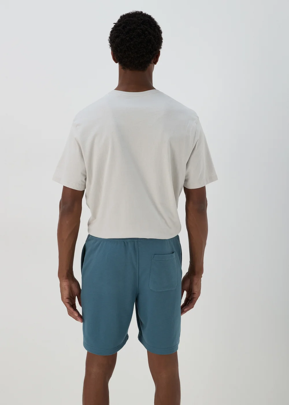 Blue Basic Jogger Shorts - XS Image 2