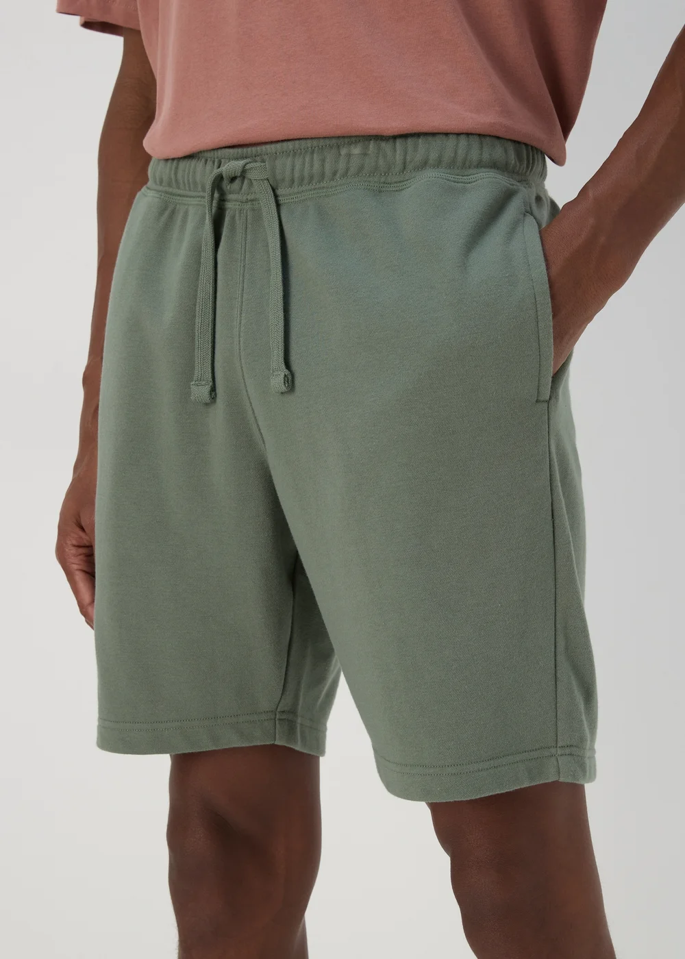Green Basic Jogger Shorts - XS Image 3