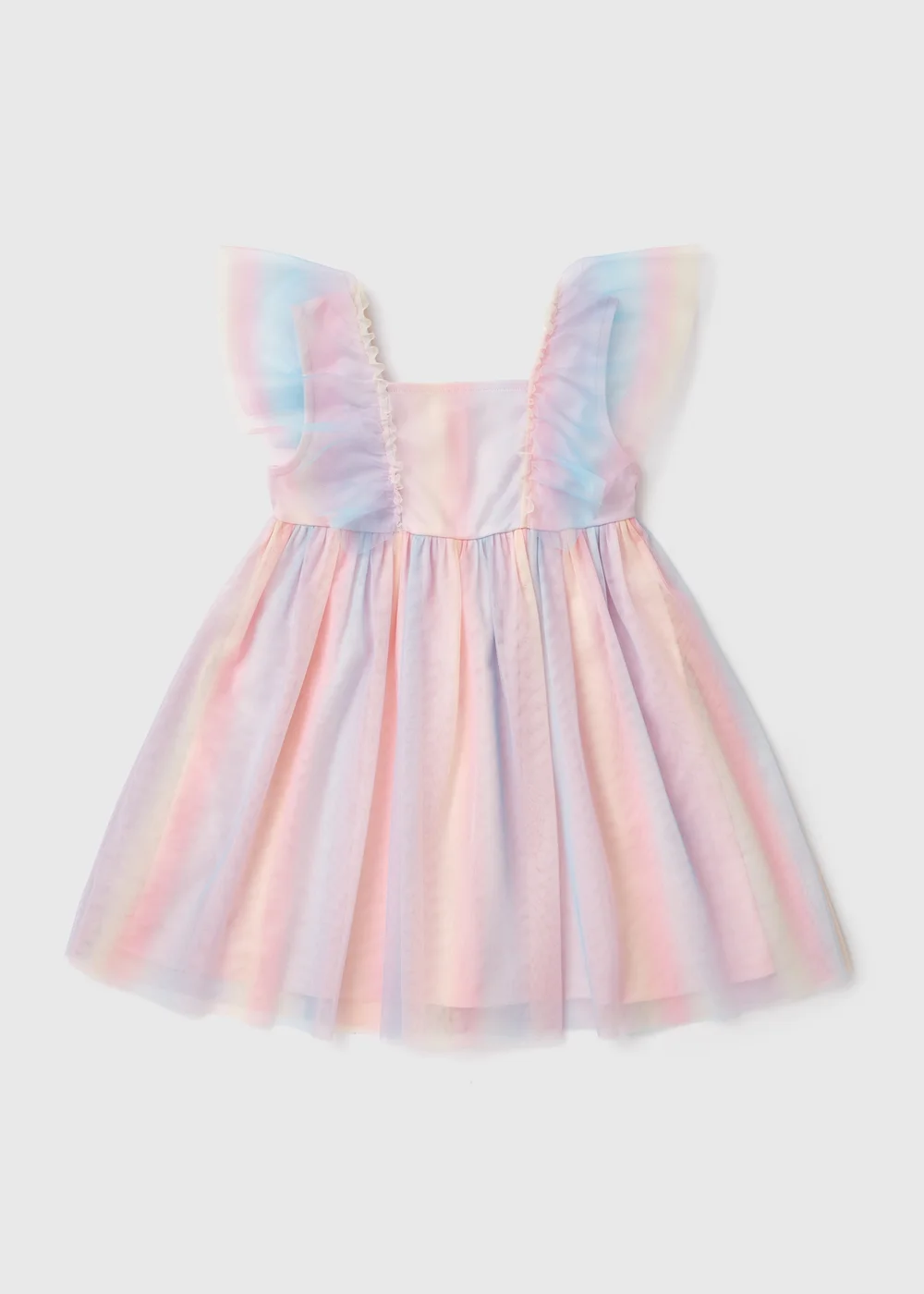 Girls Multicolour Tie Dye Mesh Dress (1-7yrs) - 2-3 Yrs Image 1