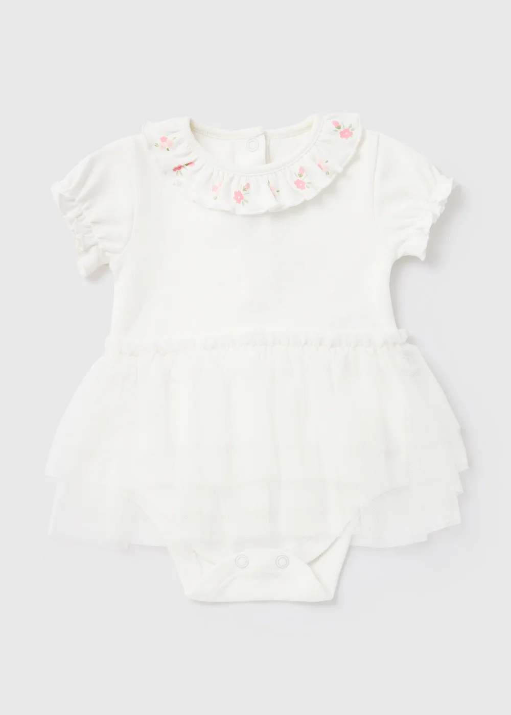 Baby Cream Tuttu Bodysuit (Newborn-18mths) - 0-3 months Image 1