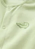 Baby 2 Pack Green Croc Sleepsuits (Newborn-23mths) - Newborn Image 2