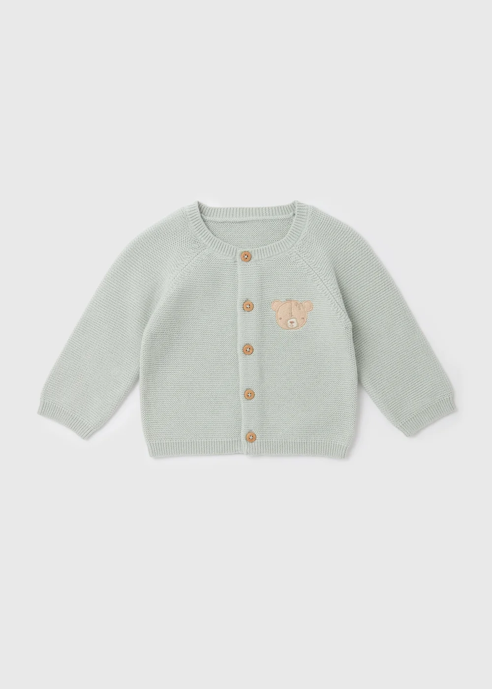 Baby Sage Bear Cardigan (0-12mths) - 0-3 months Image 1