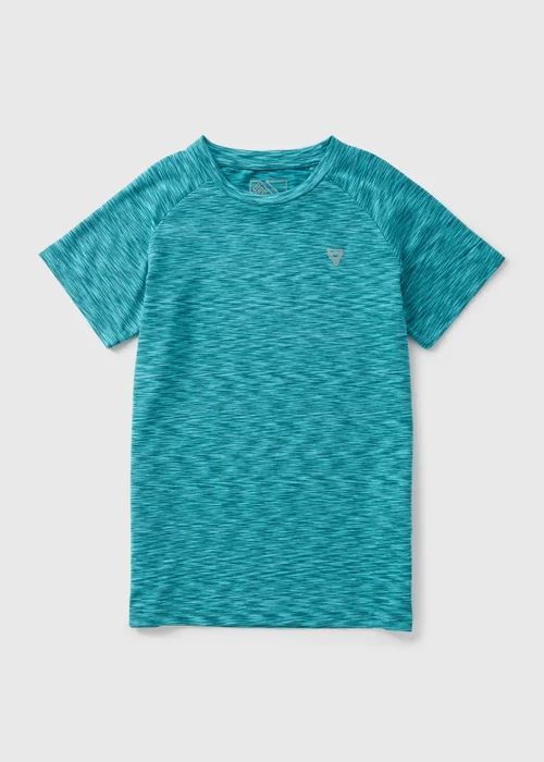 Boys Teal Space Dye Sports T-Shirt (7-13yrs) - 7 Yrs Image 1