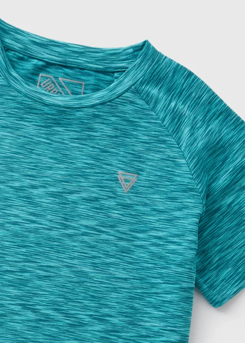 Boys Teal Space Dye Sports T-Shirt (7-13yrs) - 7 Yrs Image 2