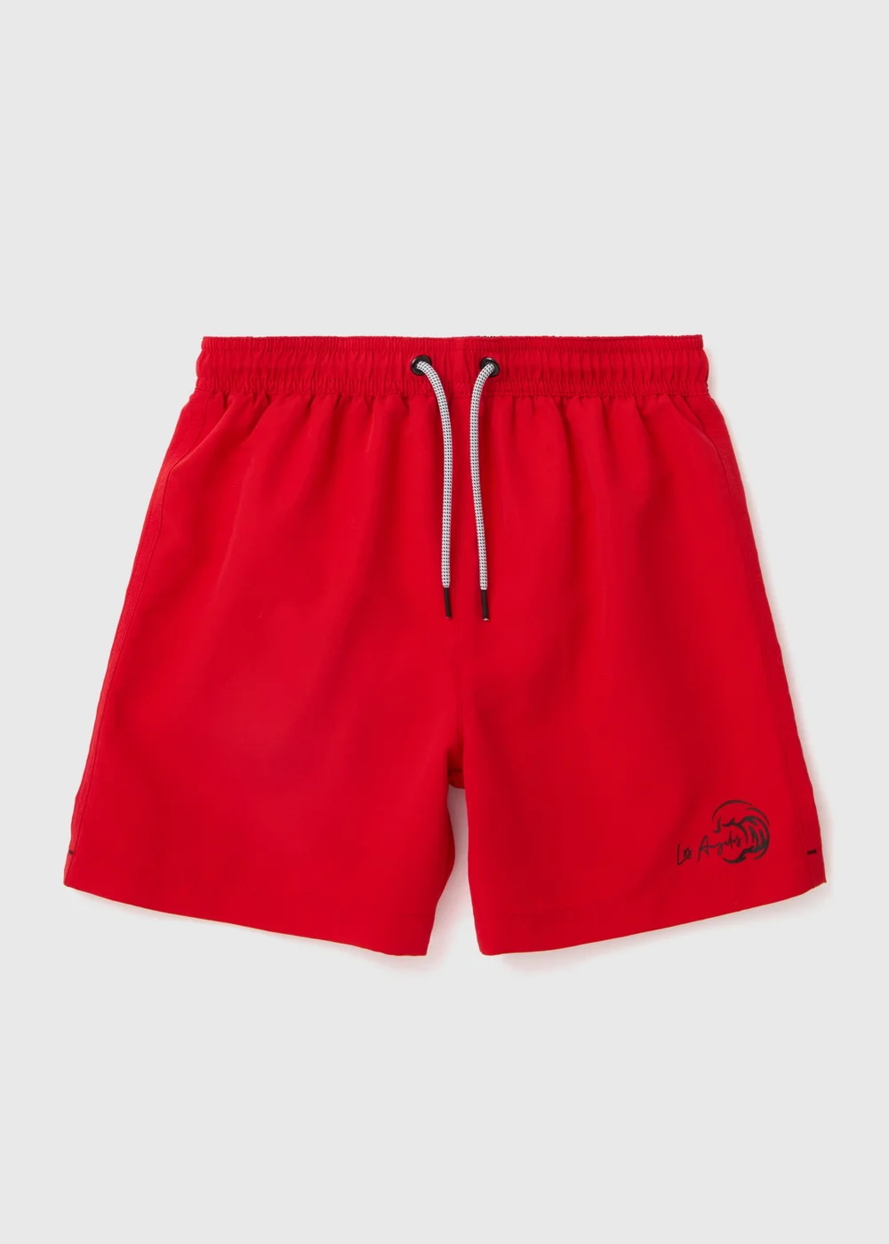Boys Red Swim Shorts (6-13yrs) - 6-7 Yrs Image 1