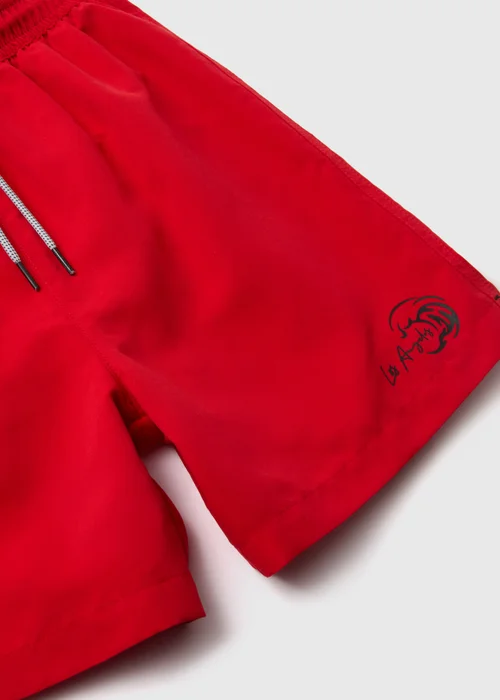 Boys Red Swim Shorts (6-13yrs) - 6-7 Yrs Image 2