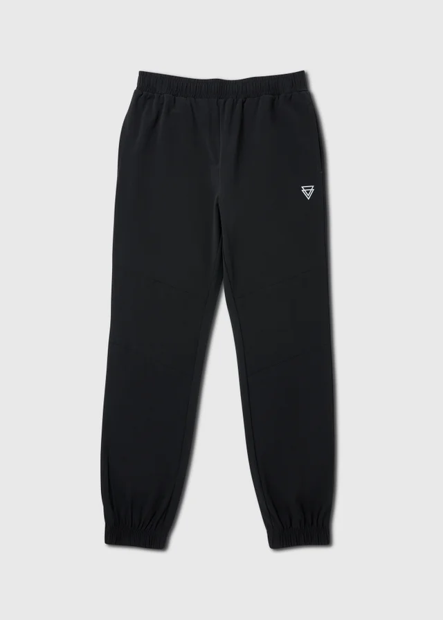 Boys Black Sports Joggers (7-13yrs)