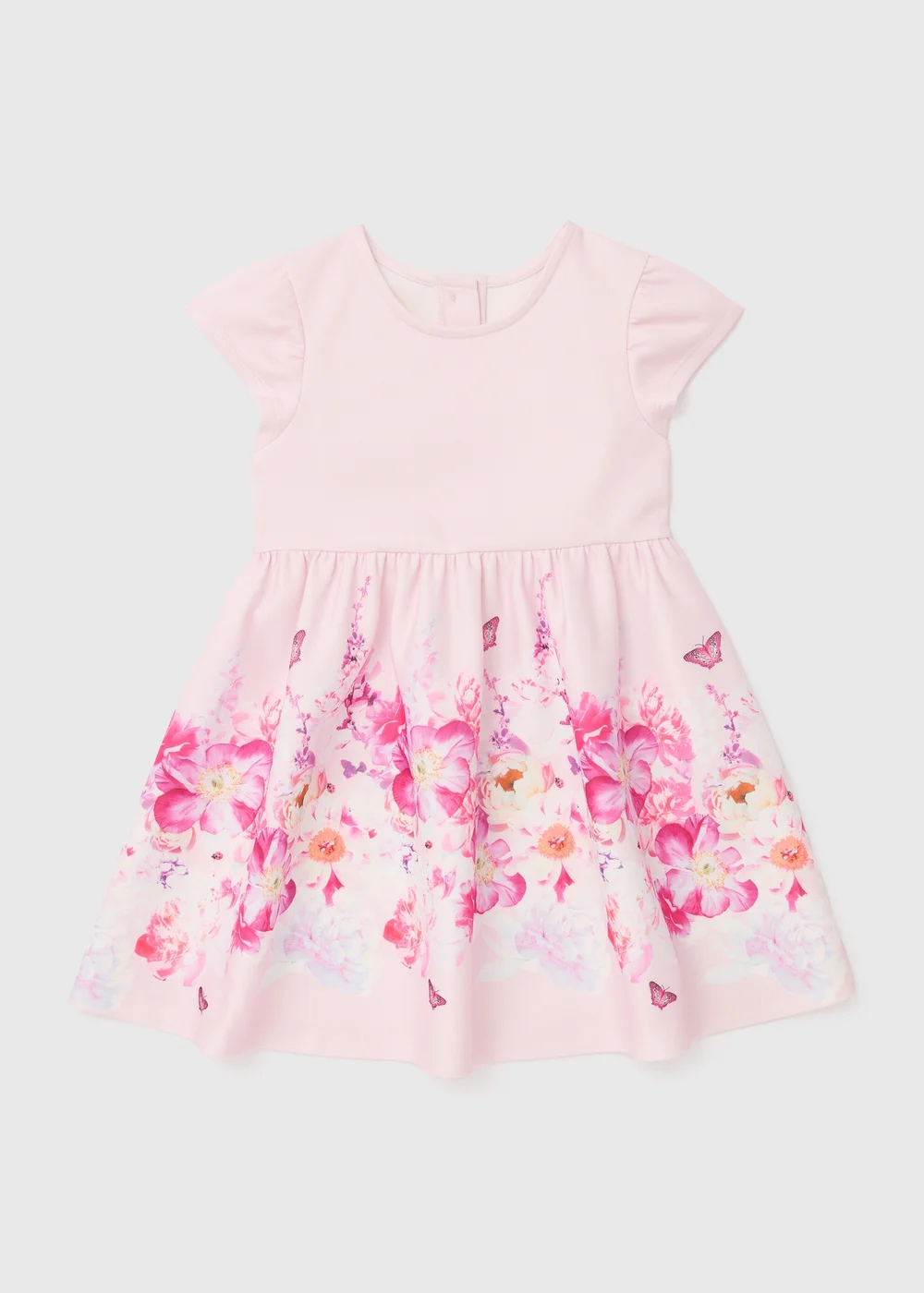 Pink Scuba Dress (1-7yrs) - 1-1.5 Yrs Image 1
