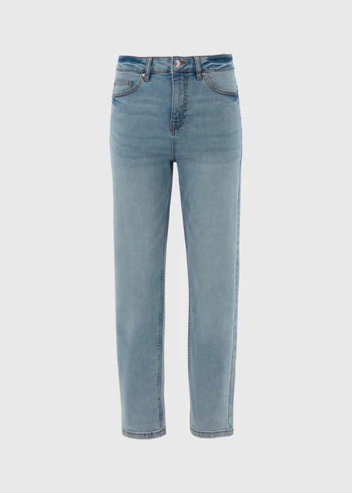 Light Wash Straight Fit Jeans - 8 Image 5