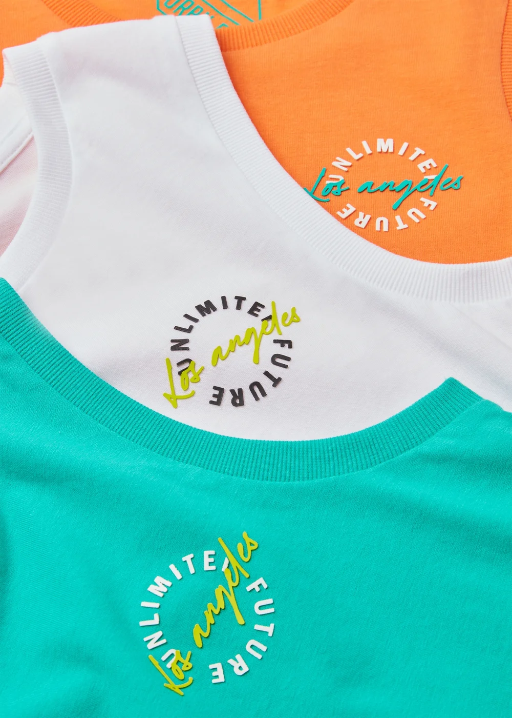 Boys 3 Pack Multicolour Vests (7-13yrs) - 7 Yrs Image 2