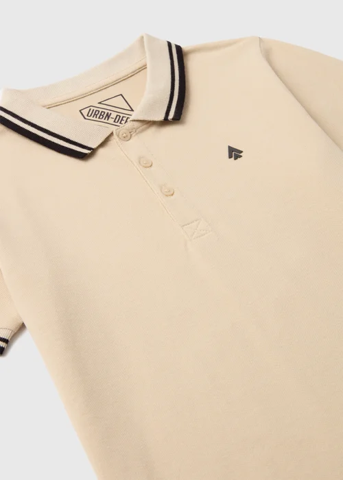 Boys Stone Polo Shirt (7-13yrs) - 7 Yrs Image 2