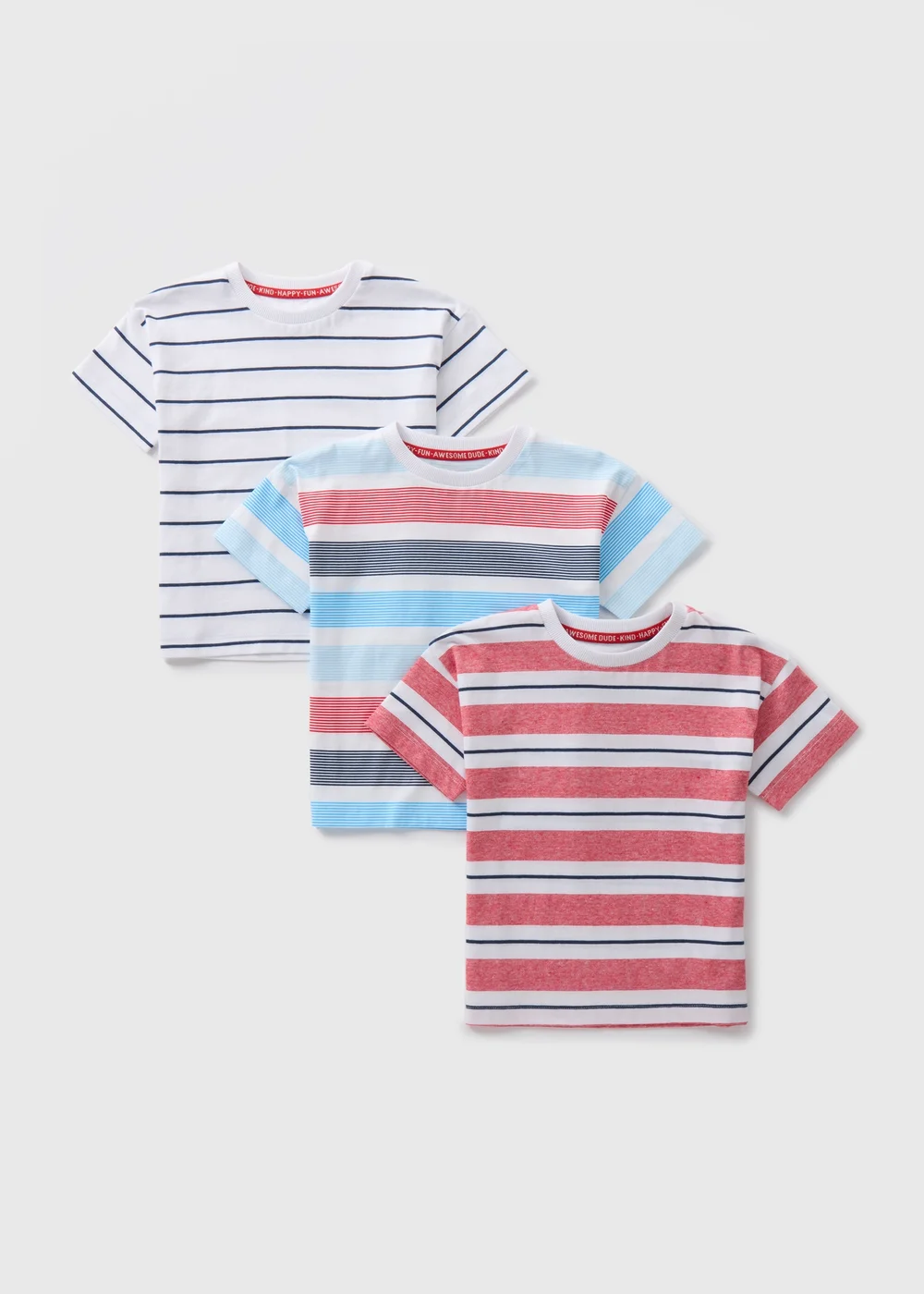 Boys White/Red & Navy Nautical T-Shirt (1-7yrs) - 1 to 1 half years Image 1