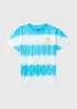 Boys Blue Surf Club Tie Dye T-Shirt (7-13yrs) - 7 Yrs Image 1