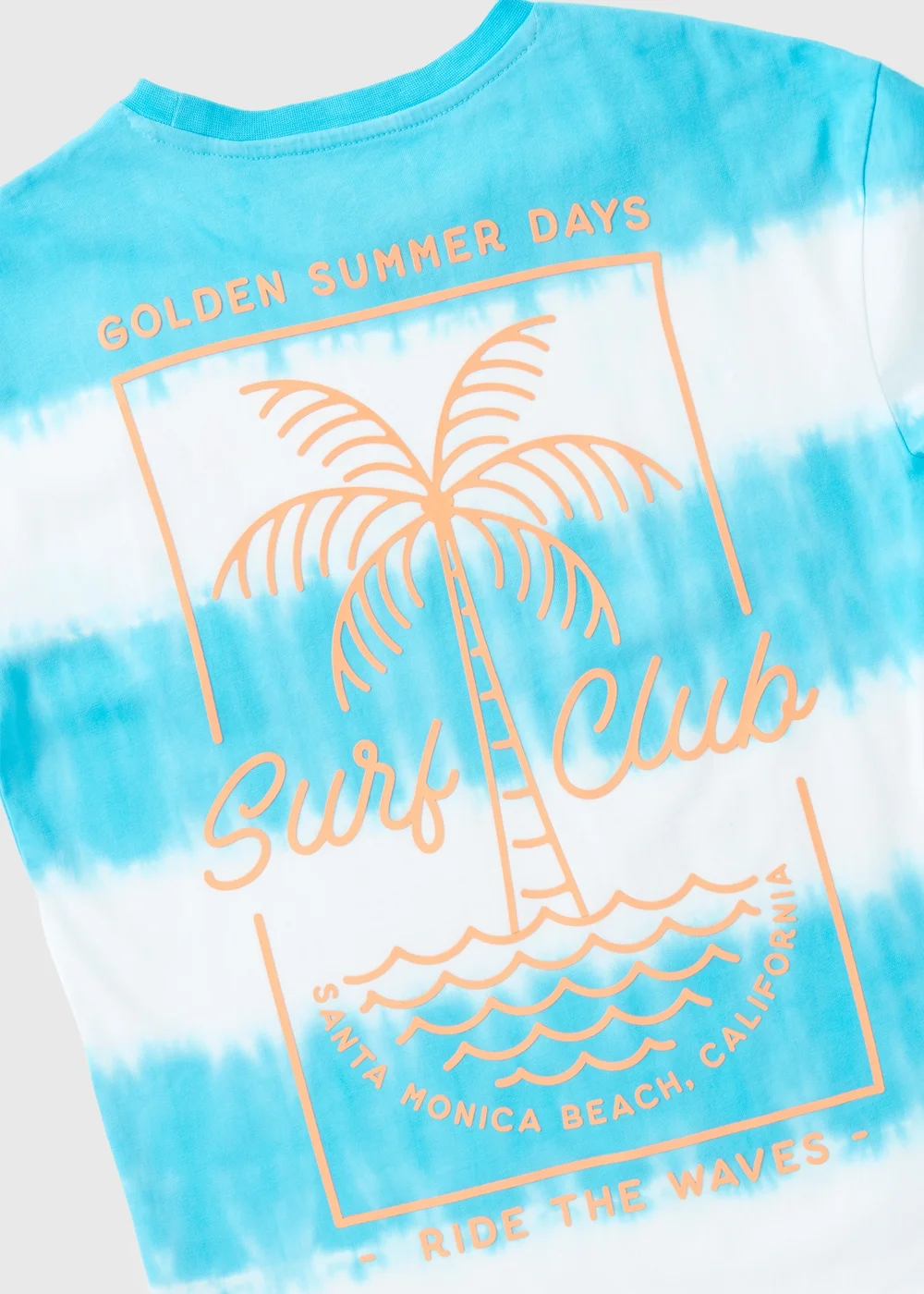 Boys Blue Surf Club Tie Dye T-Shirt (7-13yrs) - 7 Yrs Image 2