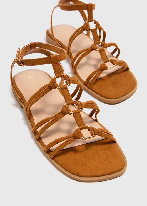 Tan Gladiator Sandals - Size 3 Image 2