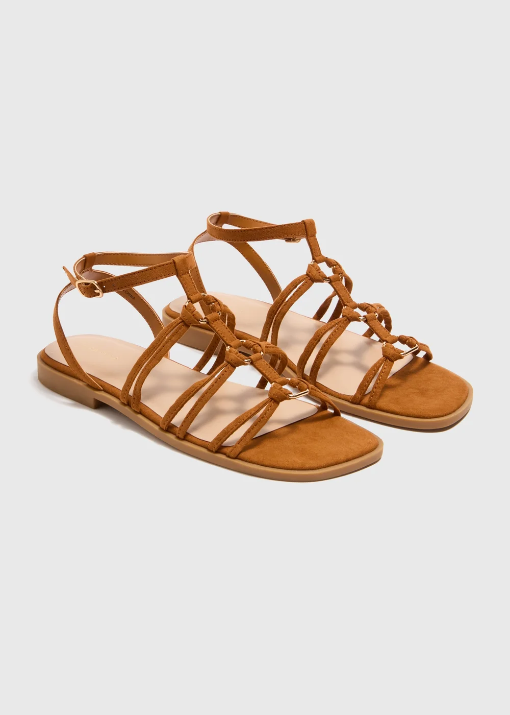 Tan Gladiator Sandals - Size 3 Image 1
