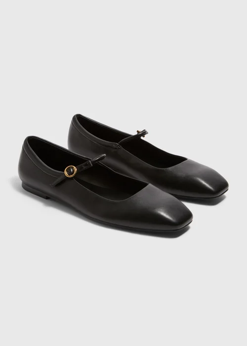 Black Soft Mary Jane Sandals - Size 3 Image 1