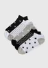 5 Pack Multicolour Star & Stripe Print Training Socks - Sizes 6 - 8.5 Image 1