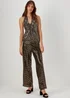 Et Vous Black & Gold Sequin Halter Neck Top - 8 Image 1