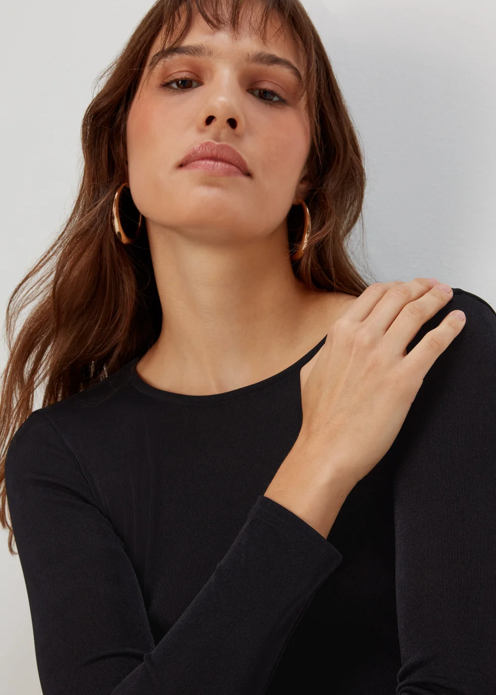Black Ruched Side Dress - 8 Image 3