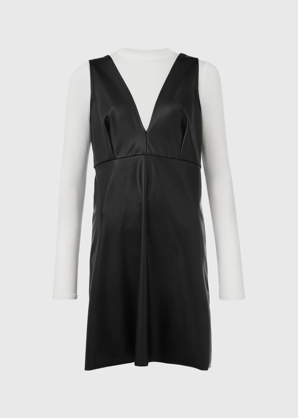 Black Pinafore Dress - 8 Image 5
