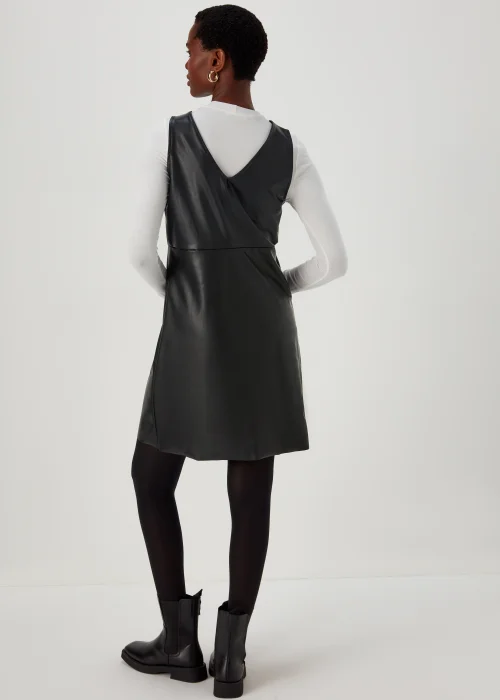 Black Pinafore Dress - 8 Image 2