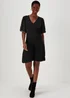 Black Lace Sleeve Dress - 8 Image 1
